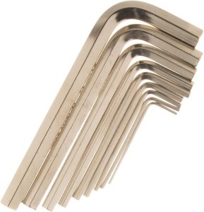 Zestaw kluczy imbusowych metrycznych 1.5-10 mm 9 ele. 1809010010KR