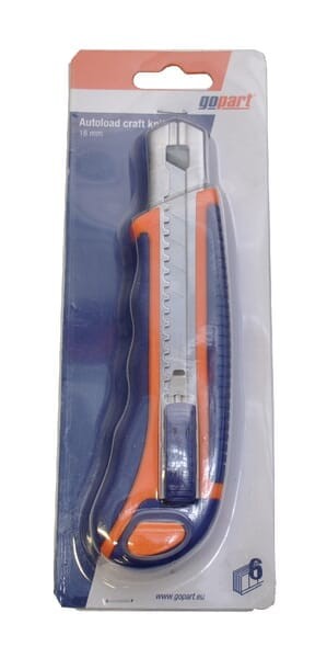 Nóż automatyczny wzmocniony gopart, 18 mm 44004GP