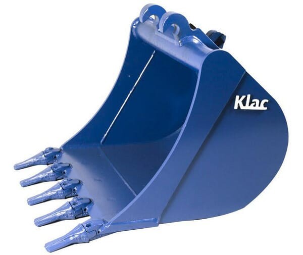 Łyżka koparki podsiębiernej C/C4 450mm system Klac z zębami Esco V13 TSC4045AD6B