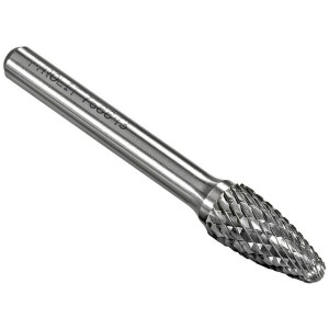 Frez trzpieniowy z węglika spiekanego 52RBF Tyrolit, 12 x 25 - S6 x 70 768846