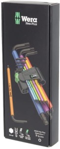 Zestaw kluczy imbusowych metrycznych z kulką Multicolour BlackLaser Wera 9 ele. SC073593