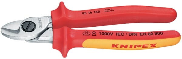 Nożyce do przewodów VDE Knipex, 165 mm TA9516165