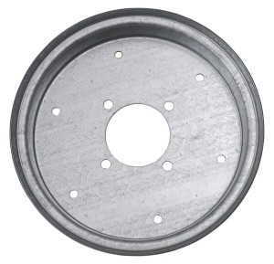 Półobręcz koła, prawa, 400 x 10", PZK 12525211000280
