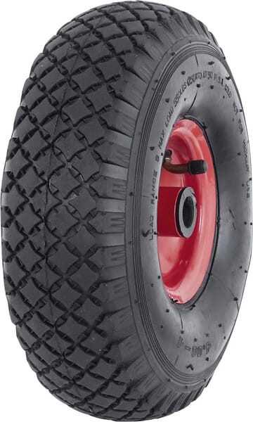 Koło małogabarytowe, 4.00-4, 2PR, FI400, 20x100 mm pneumatyczne 1255040202