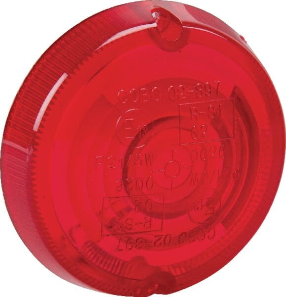 Klosz lampy, czerwony, okrągły tylny/lewy/prawy Cobo 0289710101