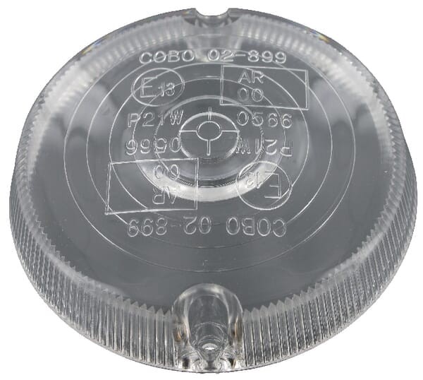 Klosz lampy, przezroczysty okrągły lewy/prawy Cobo 0289900101
