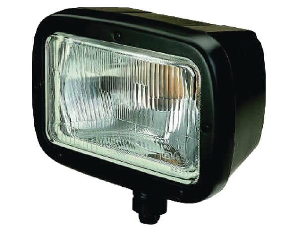 Reflektor prostokątny, przezroczysty przykręcany z wtyczką AMP Cobo 05551000
