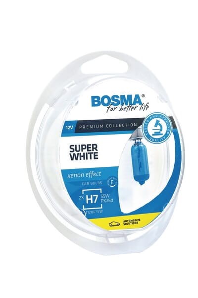 Komplet żarówek H7 Super White, 12V 55W PX26d 1406125526P2