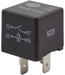 Przekaźnik, prądu roboczego, 12 V, Hella 4RA965400017