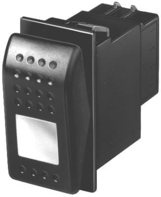 Przełącznik kołyskowy, I-0, 4-pin z funkcją komfortu/włącznik bezpieczeństwa 6EH007832041