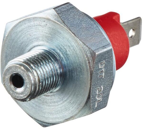 Czujnik ciśnienia oleju, 12V, 1/8" GAS 1-pin styk normalnie zamknięty (rozwierny) 6ZF007392001