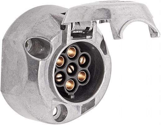 Gniazdo 7-biegunowe, metalowe przyłącze na śrubę 8JB001941001