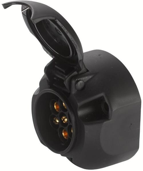 Gniazdo K 18 7-biegunowe DIN/ISO 1724, bieguny z brązu 8JB001943001