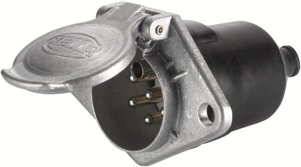 Gniazdo 7-biegunowe, metalowe ISO Hella 8JB003834031