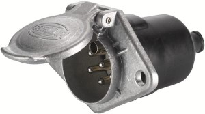 Gniazdo 7-biegunowe, metalowe ISO Hella 8JB003834031