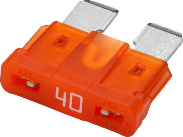 Bezpiecznik płaski, 32V 40A L=18.6 mm pomarańczowy op. 50 szt. Hella 8JS711683031