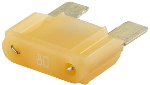 Bezpiecznik płaski Maxi, 80AL=34.1 mm biały 1 szt. Hella 8JS728595111