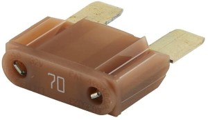 Bezpiecznik płaski Maxi, 70AL=34.1 mm brązowy op. 10 szt. Hella 8JS728595181