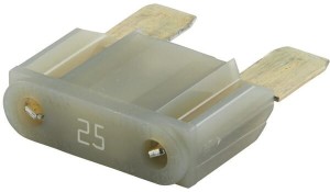 Bezpiecznik płaski Maxi, 25AL=34.1 mm szary op. 10 szt. Hella 8JS728595212