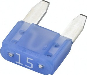 Bezpiecznik płaski Mini, 15A L=10.9 mm niebieski op. 50 szt. Hella 8JS728596151
