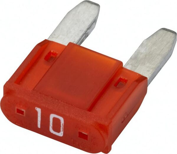 Bezpiecznik płaski Mini, 32V 10A L=16.3 mm czerwony Pack 10x Hella 8JS728596212