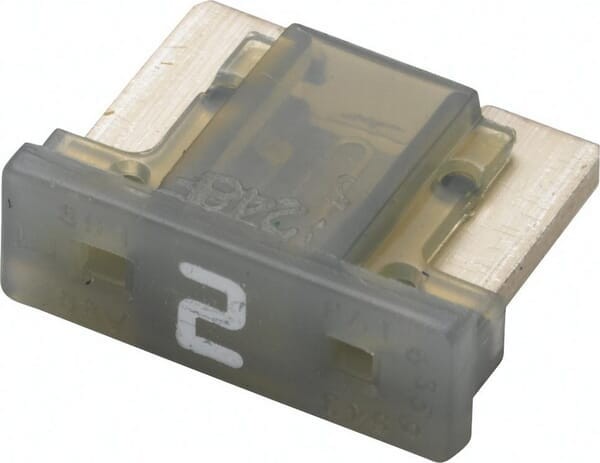 Bezpiecznik płaski Mini, 2A L=8.4 mm szary op. 5 szt. Hella 8JS728596262