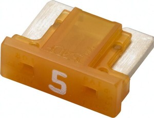 Bezpiecznik płaski niski Mini, 5A L=8.4 mm pomarańczowy op. 5 szt. Hella 8JS728596292