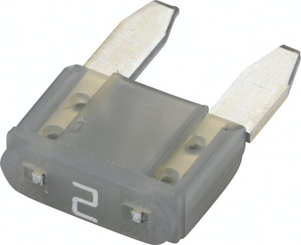 Bezpiecznik płaski Mini, 2A L=19 mm szary op. 5 szt. Hella 8JS728596861