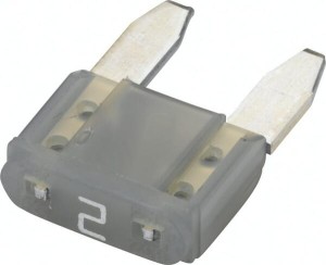 Bezpiecznik płaski Mini, 2A L=19 mm szary op. 5 szt. Hella 8JS728596861