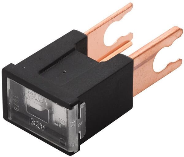 Bezpiecznik samochodowy Pal, 80A L= 15 mm czarny 1 szt. Hella 8JS740026221