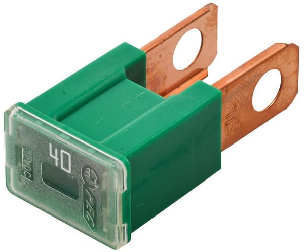 Bezpiecznik samochodowy Pal, 40A L= 15 mm zielony 1 szt. Hella 8JS740026241
