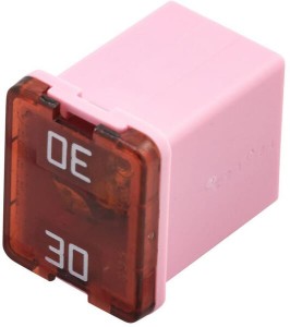 Bezpiecznik samochodowy Pal, 30A L= 12 mm różowy Hella 8JS740026751