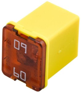 Bezpiecznik samochodowy Pal, 60A L= 12 mm żółty Hella 8JS740026781