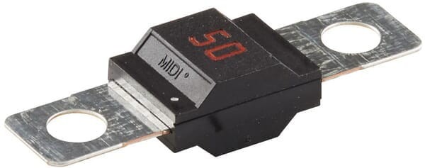 Bezpiecznik Midi, 32V 50A L=41.1 mm czerwony op. 1 szt. Hella 8JS742901011