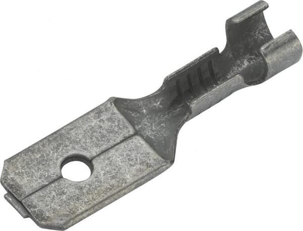Końcówka przewodu płaska nasadkowa, męska srebrna 0.5-1mm² 6.3x0.8 mm op. blister 100 szt. Hella 8KW043635013