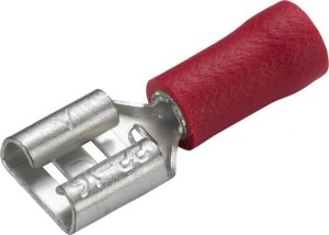 Końcówka przewodu izolowana, czerwona 0.5-1.0 mm² 8KW044036003
