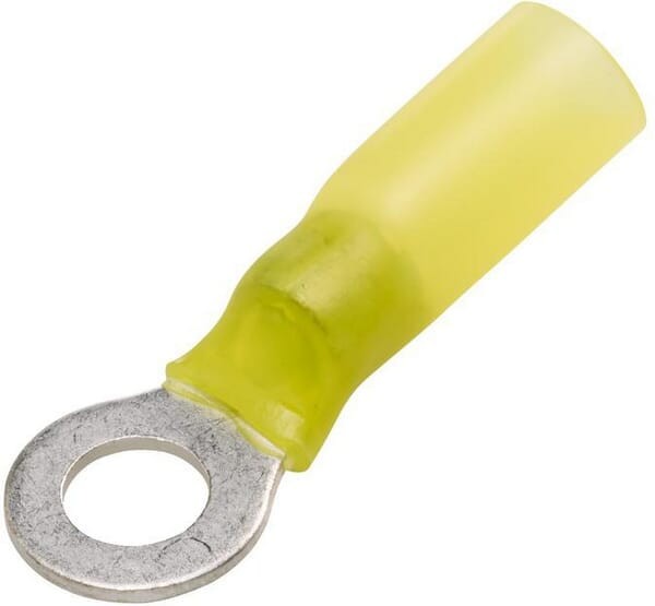 Końcówka przewodu oczkowa, żółta 4.0-6.0mm² Ø 6.5 mm Seria A op. blister 25 szt. Hella 8KW732576003