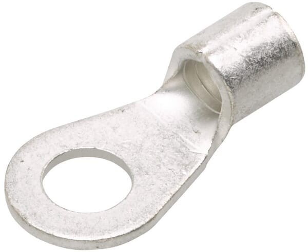 Końcówka przewodu oczkowa, srebrna 2.5-6mm² Ø 5.3 mm Seria B op. blister 100 szt. Hella 8KW744713003