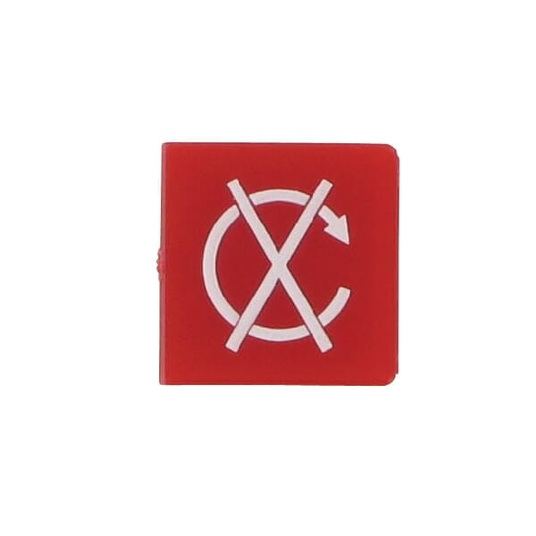Symbol do przełączników, do zatrzymywania silnika 9XT714300401