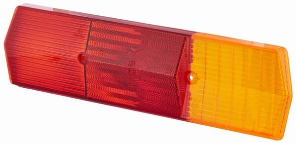 Klosz lampy, pomarańczowy/czerwony, prostokątny tylny/lewy/prawy Hella 9EL092435011