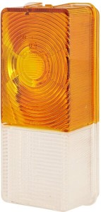 Klosz lampy, lewy/prawy pomarańczowy/przezroczysty prostokątny 170x75 mm Hella 9EL112744001