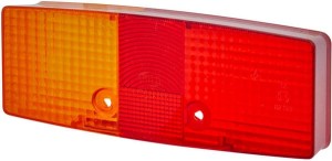 Klosz lampy tylnej, prostokątny lewy/prawy Hella 9EL118700001