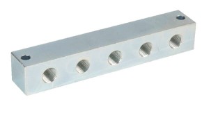 Blok rozdzielający 5 przyłączy 1/8" CLNB5R18