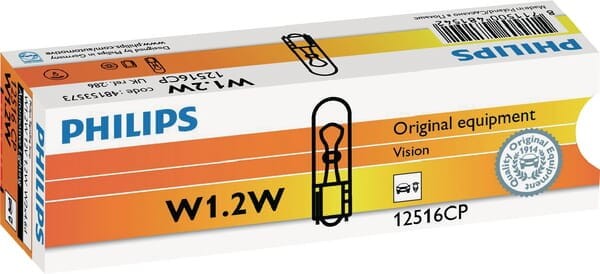 Żarówka 12V 1,2W W2x4,6d GL12516