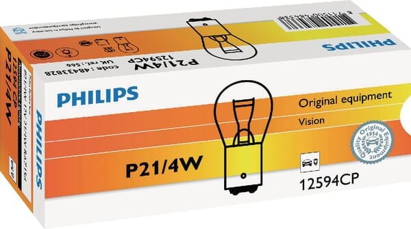 Żarówka 12V P21/4W 21/4W BAZ15d Philips GL12594