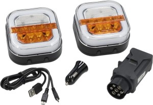 Zestaw bezprzewodowych lamp przednich LED LA60040FR