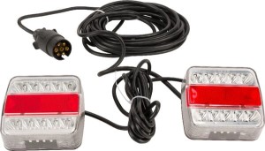 Zestaw lamp LED 12V przykręcanych przewód 7.5 m LA65015