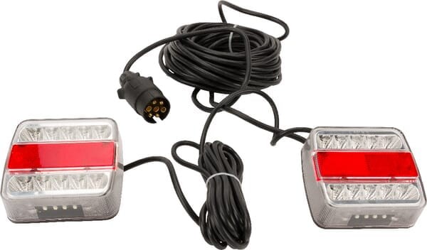 Zestaw lamp LED, tylnych przykręcanych 12m 12V LA65016