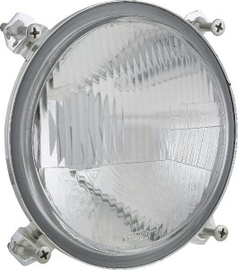 Reflektor przedni halogenowy, okrągły 12/24V R2, T4W Ø 139/123x88 mm Kramp LA80155