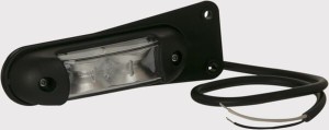 Lampa obrysowa LED, 1/2.2W prostokątna 12/24V biała/czarowna/pomarańczowa 6 LED Kramp LA103168